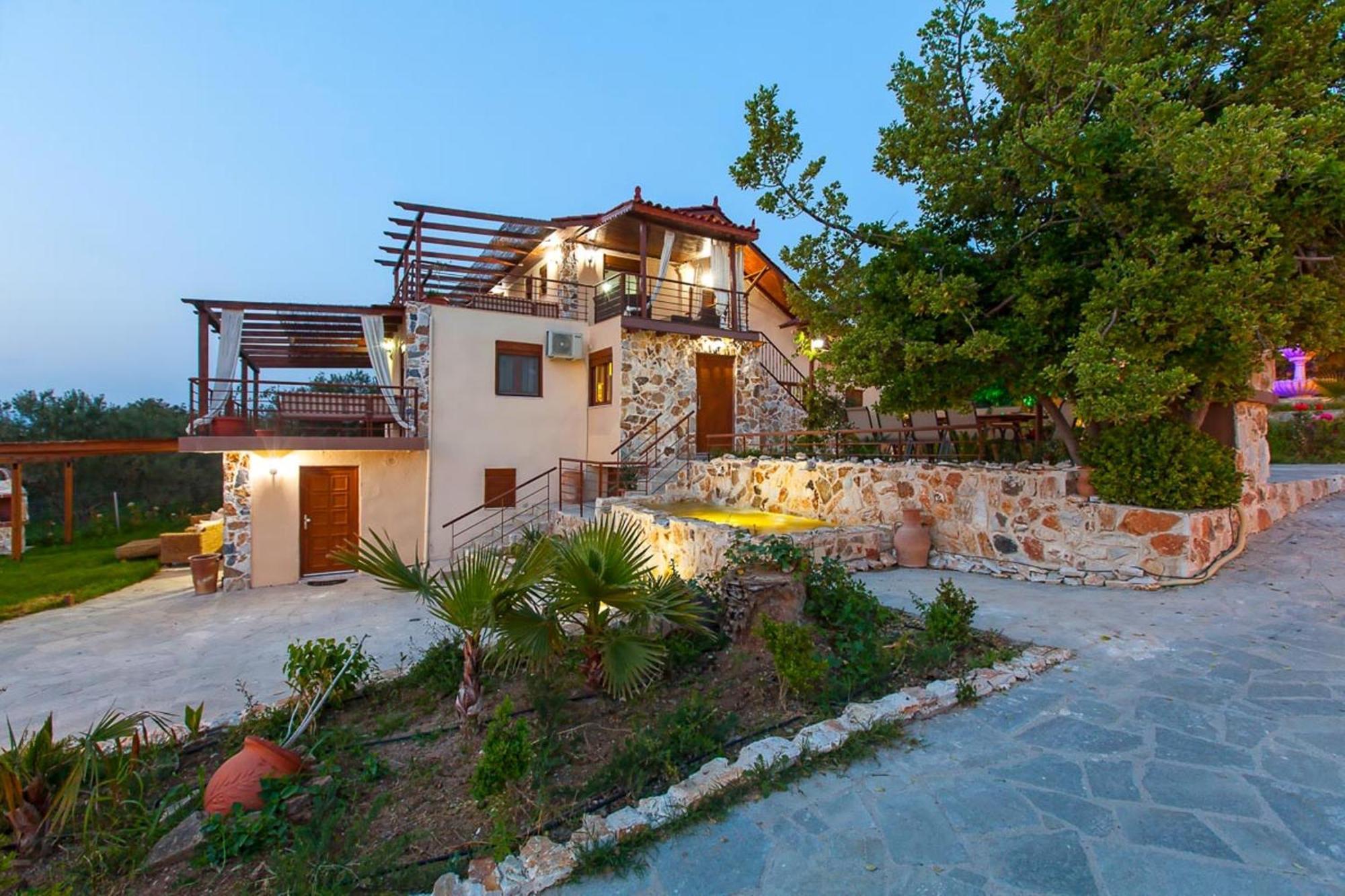 Villa Laskari Sea View Nea Moudania Buitenkant foto